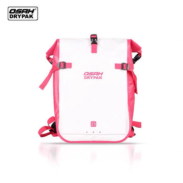 OSAH Waterproof Outdoor 25L Backpack Dry Bag Water Resistant Heavy Duty Roll-Top Closure Cushioned Padded Panel